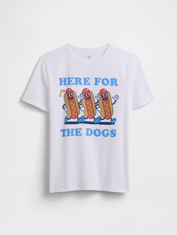 GAP Otroška majica s potiskom Gap