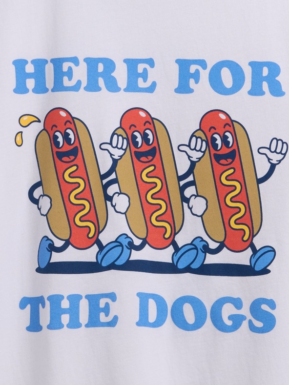 GAP Otroška majica s potiskom Gap