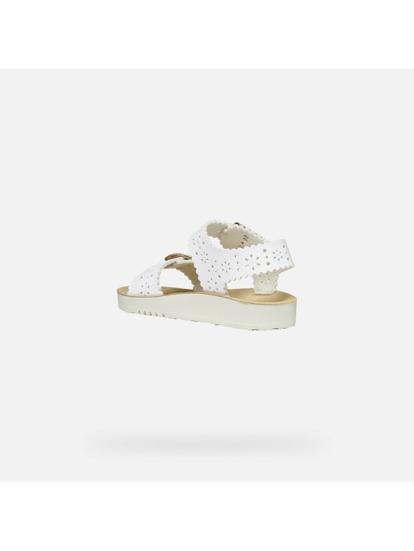 Geox Bele dekliske sandale Geox Sandal Costarei