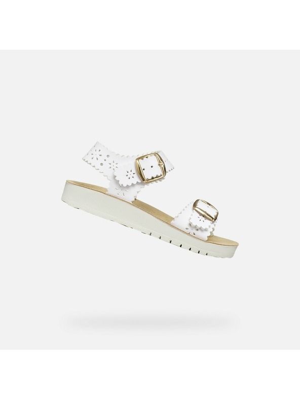 Geox Bele dekliske sandale Geox Sandal Costarei