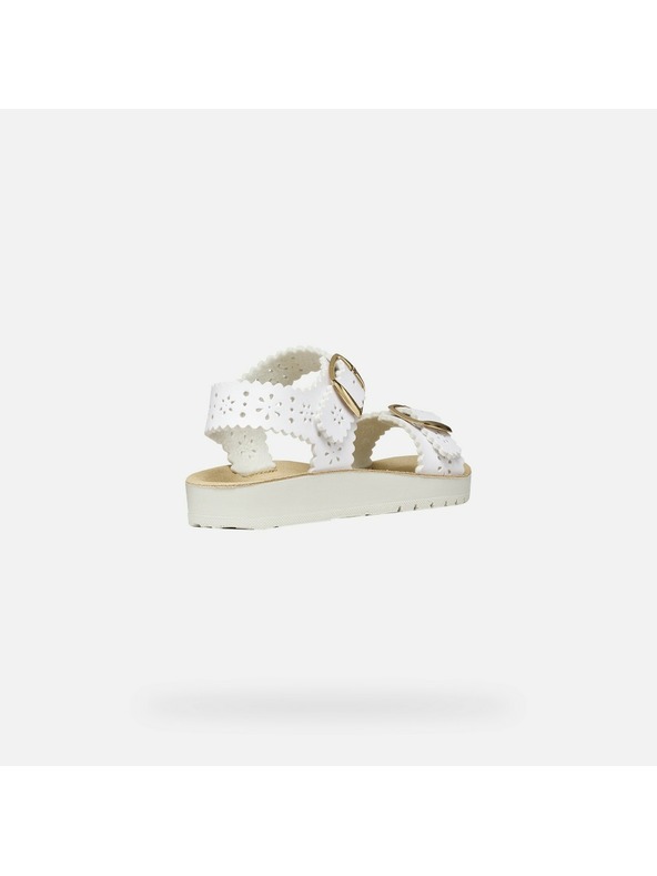 Geox Bele dekliske sandale Geox Sandal Costarei
