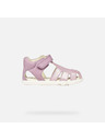 Geox Rožnati deklinski barefoot sandali Geox Sandal Steppieup