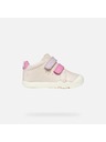 Geox Svetlo rožnate dekliske bosofotne superge Geox Steppieup