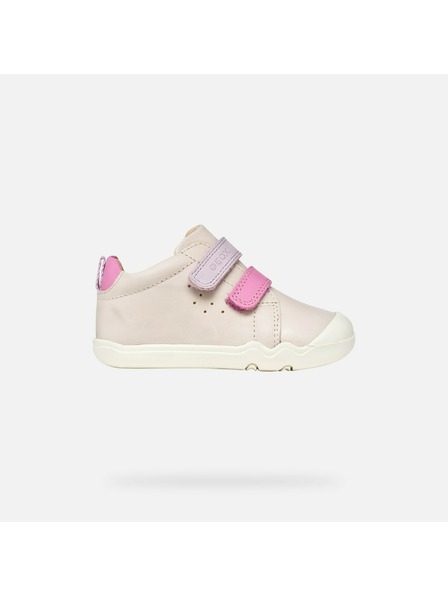 Geox Svetlo rožnate dekliske bosofotne superge Geox Steppieup