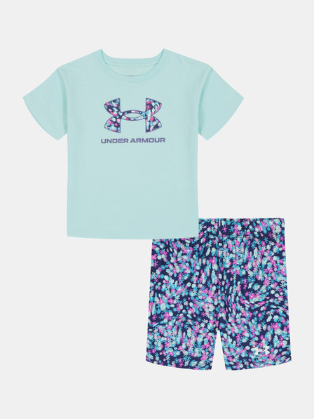 Under Armour Dekliški set Under Armour UA PRINTED BIKE SHORT SET