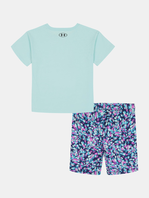 Under Armour Dekliški set Under Armour UA PRINTED BIKE SHORT SET