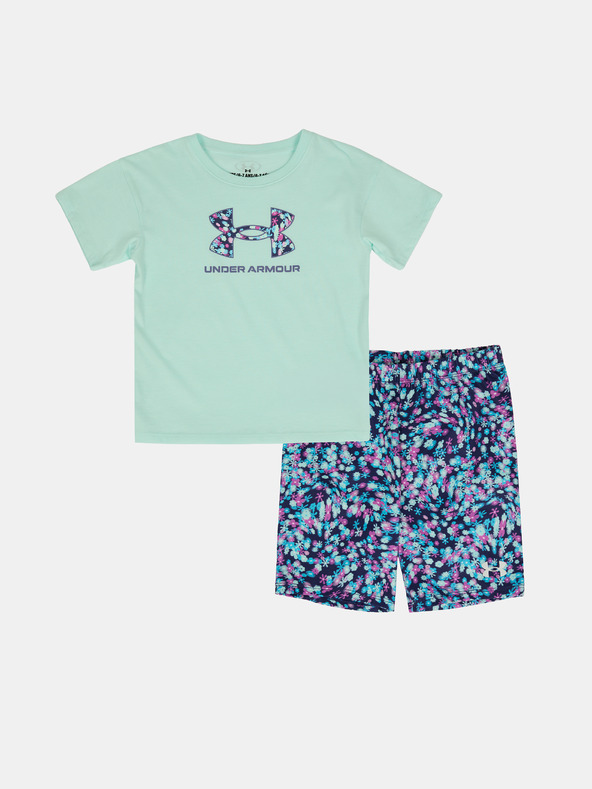 Under Armour Dekliški set Under Armour UA PRINTED BIKE SHORT SET