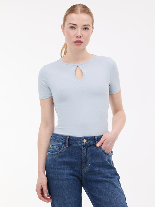 Orsay Svetlo modra ženska majica s kratkimi rokavi ORSAY