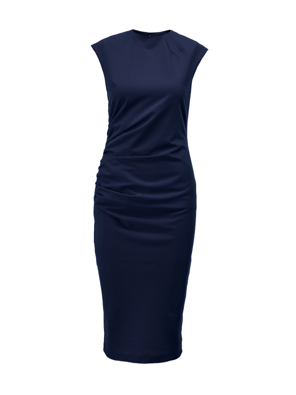 Orsay Temno modra ženska midi obleka ORSAY