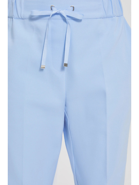 Moodo Hlače s naboranim robom modre Moodo