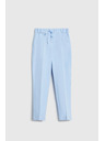Moodo Hlače s naboranim robom modre Moodo