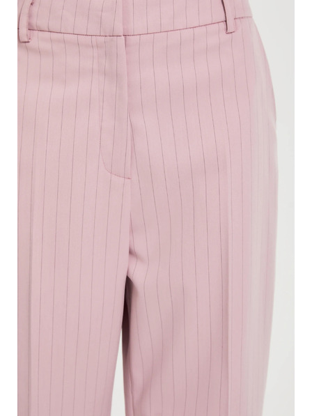 Moodo Hlače s tankim črtami roza Moodo