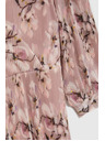 Moodo Plisirana obleka roza Moodo