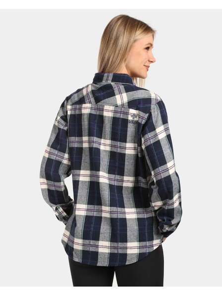 Kilpi Ženska športna flanelasta srajca Kilpi FLANNY-W Modra