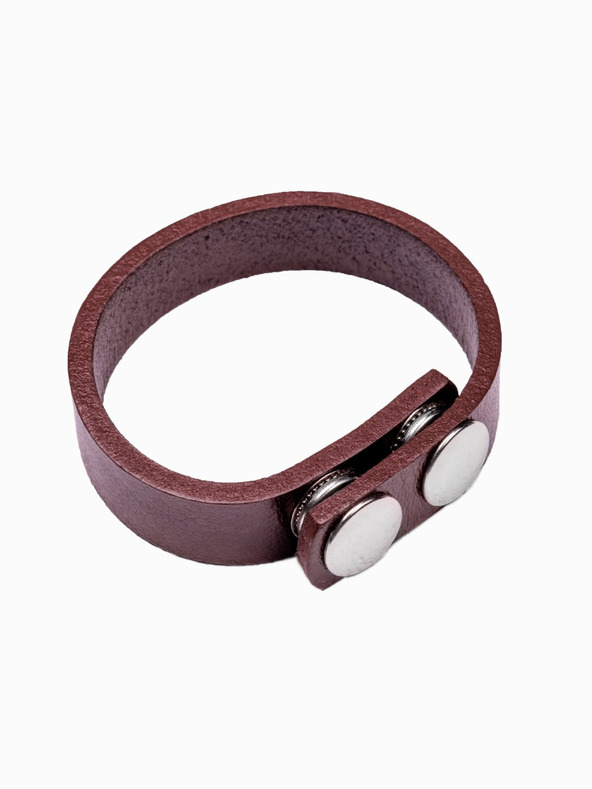 Ombre Clothing Komplet moških usnjenih dodatkov - bronasta A654 Ombre Clothing