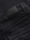 Ombre Clothing Moške jeans hlače s poškodovanjem REGULAR FIT - črne V2 OM-PADP-0241 Ombre Clothing