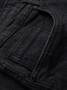 Ombre Clothing Moške jeans hlače s poškodovanjem REGULAR FIT - črne V2 OM-PADP-0241 Ombre Clothing
