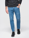 Ombre Clothing Moške razširjene jeans hlače REGULAR FIT - modre V3 OM-PADP-0241 Ombre Clothing