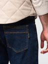 Ombre Clothing Moške jeans hlače REGULAR FIT - temno modre V4 OM-PADP-0241 Ombre Clothing