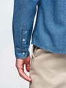 Ombre Clothing Moška jeans srajca na gumbe s žepi - modra V2 OM-SHDS-0210 Ombre Clothing