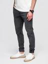 Ombre Clothing Moške jeans hlače JOGGERS s pranjem efektom - sive V3 OM-PADJ-0267 Ombre Clothing