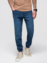 Ombre Clothing Moške jeans hlače JOGGERS s klasičnim razporom - modre V2 OM-PADJ-0265 Ombre Clothing