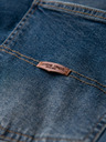 Ombre Clothing Moške jeans hlače REGULAR FIT s potrganostmi - temno modre V2 OM-PADP-0254 Ombre Clothing
