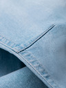 Ombre Clothing Moške jeans hlače JOGGERS s pranjem efektom - svetlo modre V1 OM-PADJ-0267 Ombre Clothing