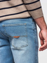 Ombre Clothing Moške jeans hlače SLIM FIT s potrganostmi - svetlo modre V1 OM-PADP-0255 Ombre Clothing