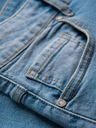 Ombre Clothing Moške jeans hlače SLIM FIT s potrganostmi - svetlo modre V1 OM-PADP-0255 Ombre Clothing