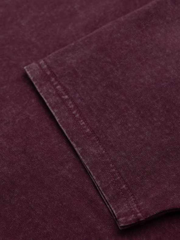 Ombre Clothing Moška majica z umivanjem učinka - vinjena V3 OM-TSWT-0116 Ombre Clothing