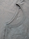 Ombre Clothing Moška bombažna majica s cvetličnim tiskom - siva V3 OM-TSFP-0262 Ombre Clothing