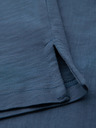 Ombre Clothing Moška polo majica z okrasnimi gumbi - temno modra V8 S1744 Ombre Clothing