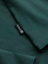Ombre Clothing Moški volan z dolgimi rokavi - temno zelen V7 OM-OM-LSCL-0130 Ombre Clothing