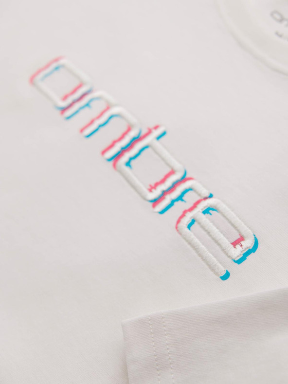 Ombre Clothing Moška majica z vezilko na prsih - bela V2 OM-TSPT-0248 Ombre Clothing