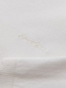 Ombre Clothing Moški polo pulover z vezilko na prsih - bel V2 OM-POLS-0140 Ombre Clothing