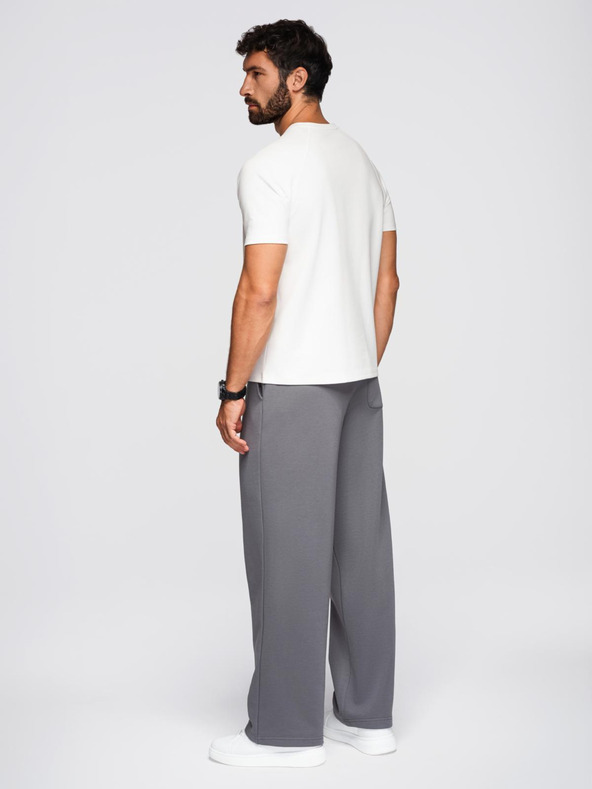 Ombre Clothing Moška majica COMFORT FIT z raglanskimi rokavi - smetanova V1 OM-TSCT-0240 Ombre Clothing