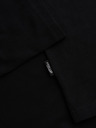 Ombre Clothing Moška bombažna majica LOOSE FIT s круглim izrezom - črna V1 OM-TSBC-0267 Ombre Clothing