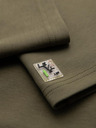 Ombre Clothing Moška majica COMFORT FIT z raglanskimi rokavi - olivna V4 OM-TSCT-0240 Ombre Clothing