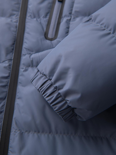 Ombre Clothing Moška topla prešitena jakna z raglan rokavi - faded purple V6 OM-JAHP-0302 Ombre Clothing