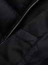 Ombre Clothing Moška prešitena klasična jakna s stoječem - črna V1 OM-JALP-0261 Ombre Clothing