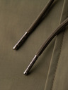 Ombre Clothing Moška klasična dolga jakna parka - olivna V3 OM-JAPJ-0313 Ombre Clothing