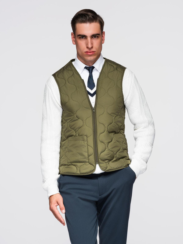 Ombre Clothing Moški dolgi enořadni plašč s ovratnikom in podlogo - temno moder V3 OM-COWC-0135 Ombre Clothing