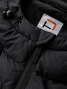 Ombre Clothing Pánska prešívaná zateplená bunda s raglánovými rukávmi - čierna V4 OM-JAHP-0302 Ombre Clothing