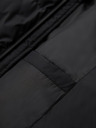 Ombre Clothing Pánska prešívaná zateplená bunda s raglánovými rukávmi - čierna V4 OM-JAHP-0302 Ombre Clothing