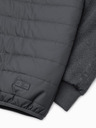 Ombre Clothing Pánska prechodná bunda - tmavo siva C601 Ombre Clothing