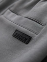 Ombre Clothing Moške jogging hlače z ravno hlačnico in gumijastimi detajli - sive V3 OM-PASK-0281 Ombre Clothing