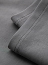 Ombre Clothing Moške jogging hlače z ravno hlačnico in gumijastimi detajli - sive V3 OM-PASK-0281 Ombre Clothing