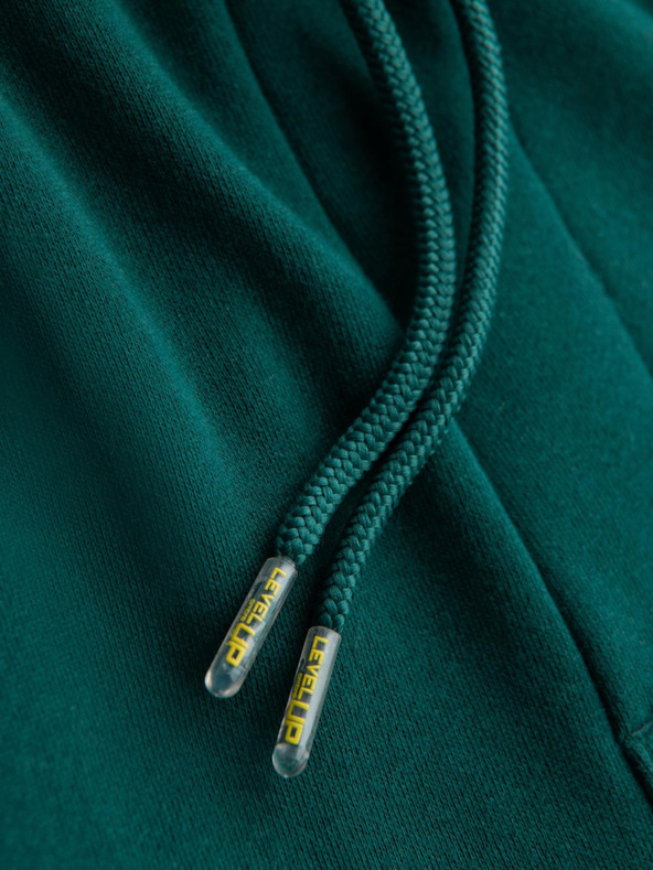 Ombre Clothing Klasične unisex jogging hlače z rebrastimi obročniki - temno zelene V17 OU-PSBC-0100 Ombre Clothing