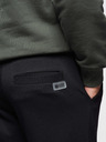 Ombre Clothing Moške jogging hlače - črne V2 OM-PASK-0280 Ombre Clothing